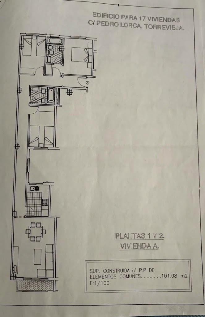 3 Bed Middle Floor Apartment in Torrevieja