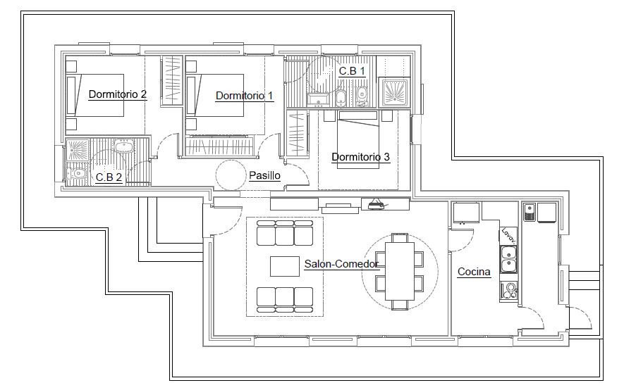 3 Bed Detached Villa in Hondón de las Nieves