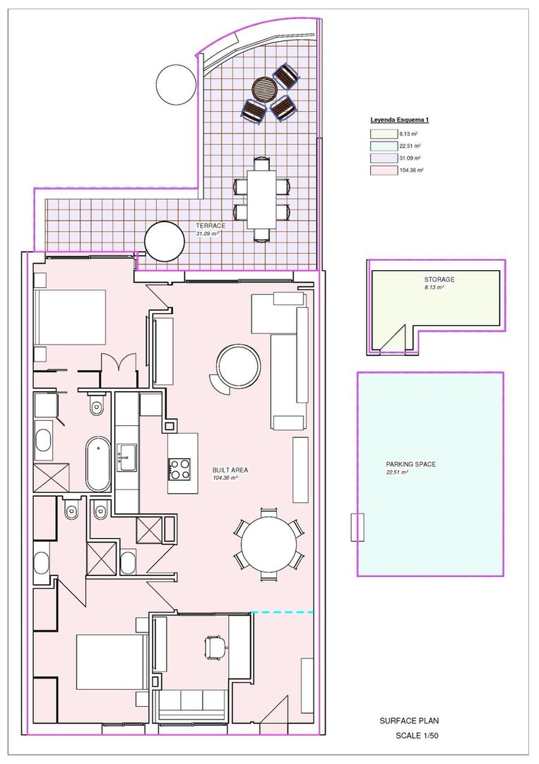 2 Bed Middle Floor Apartment in Nueva Andalucía