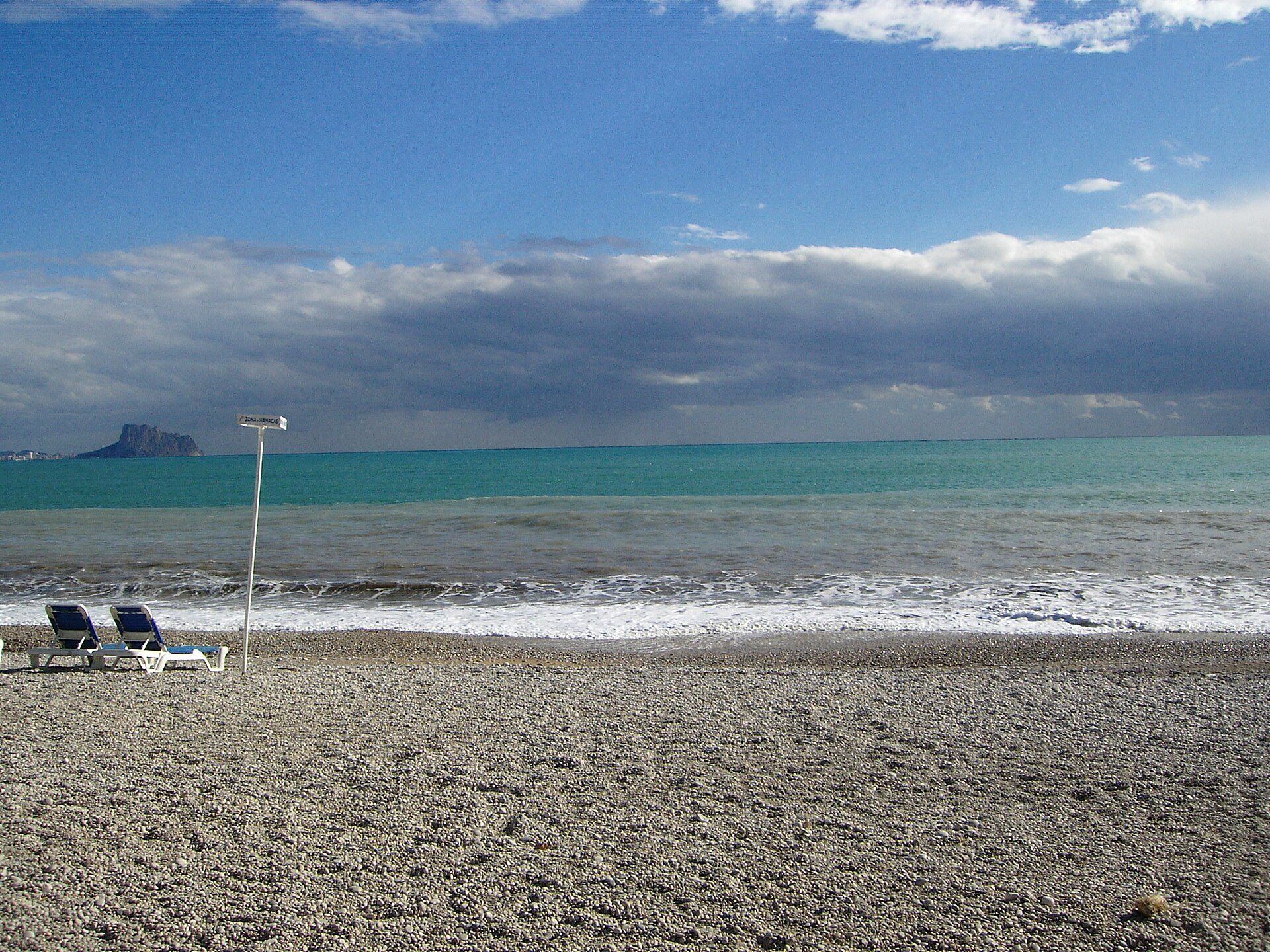 The Playa del Racó del Albir in L'Alfàs del Pi
