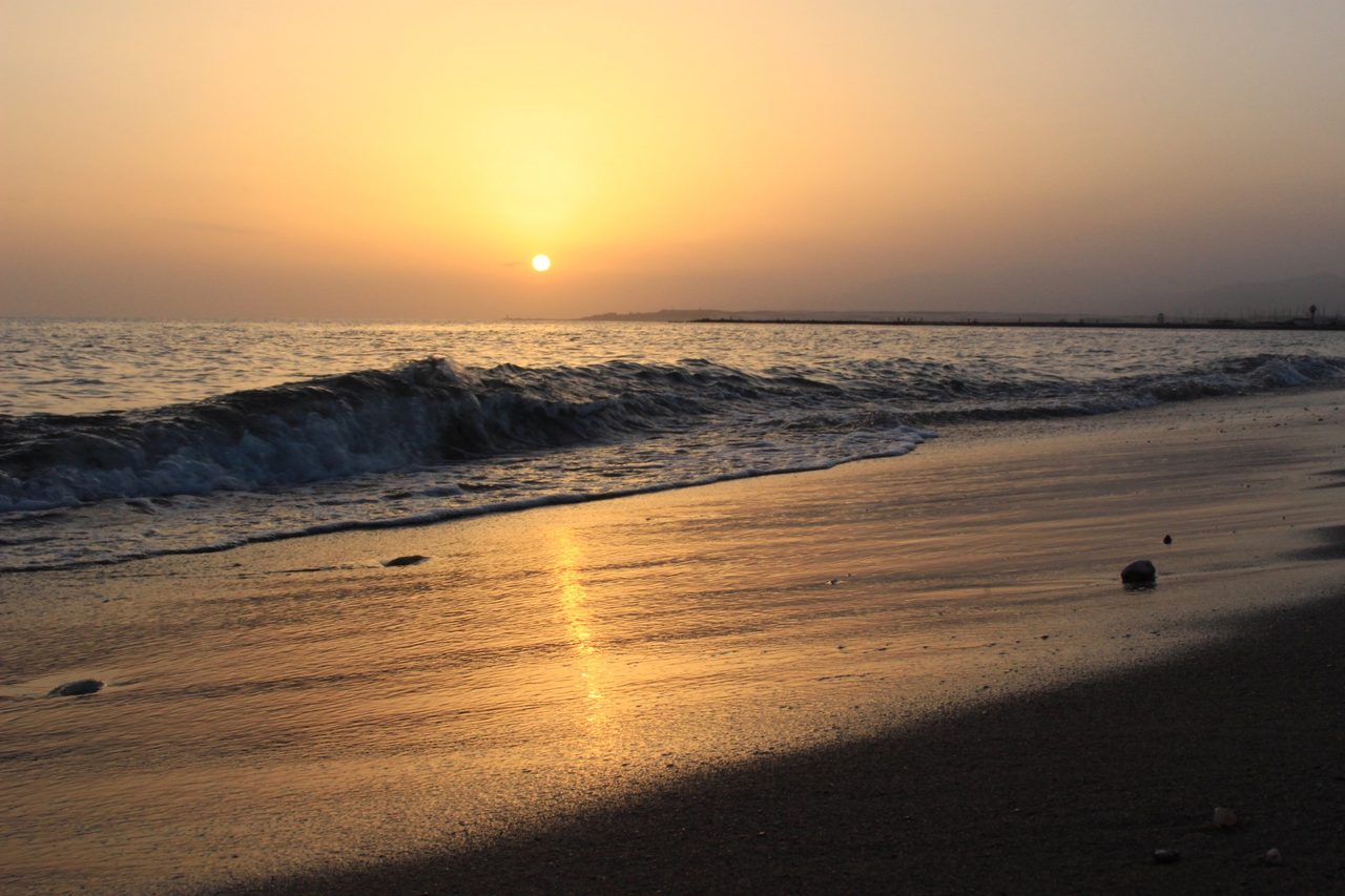 Atardecer en Almerimar (Almería)