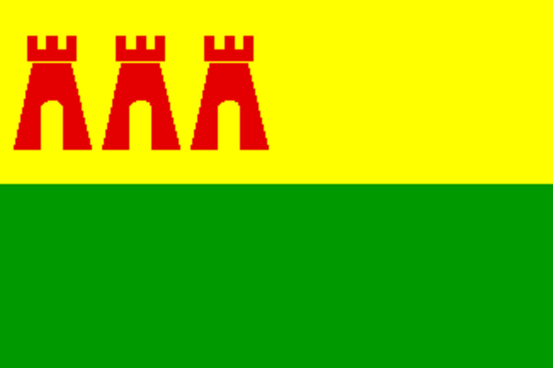 Flag of the city of Beniel, Murcia, Spain