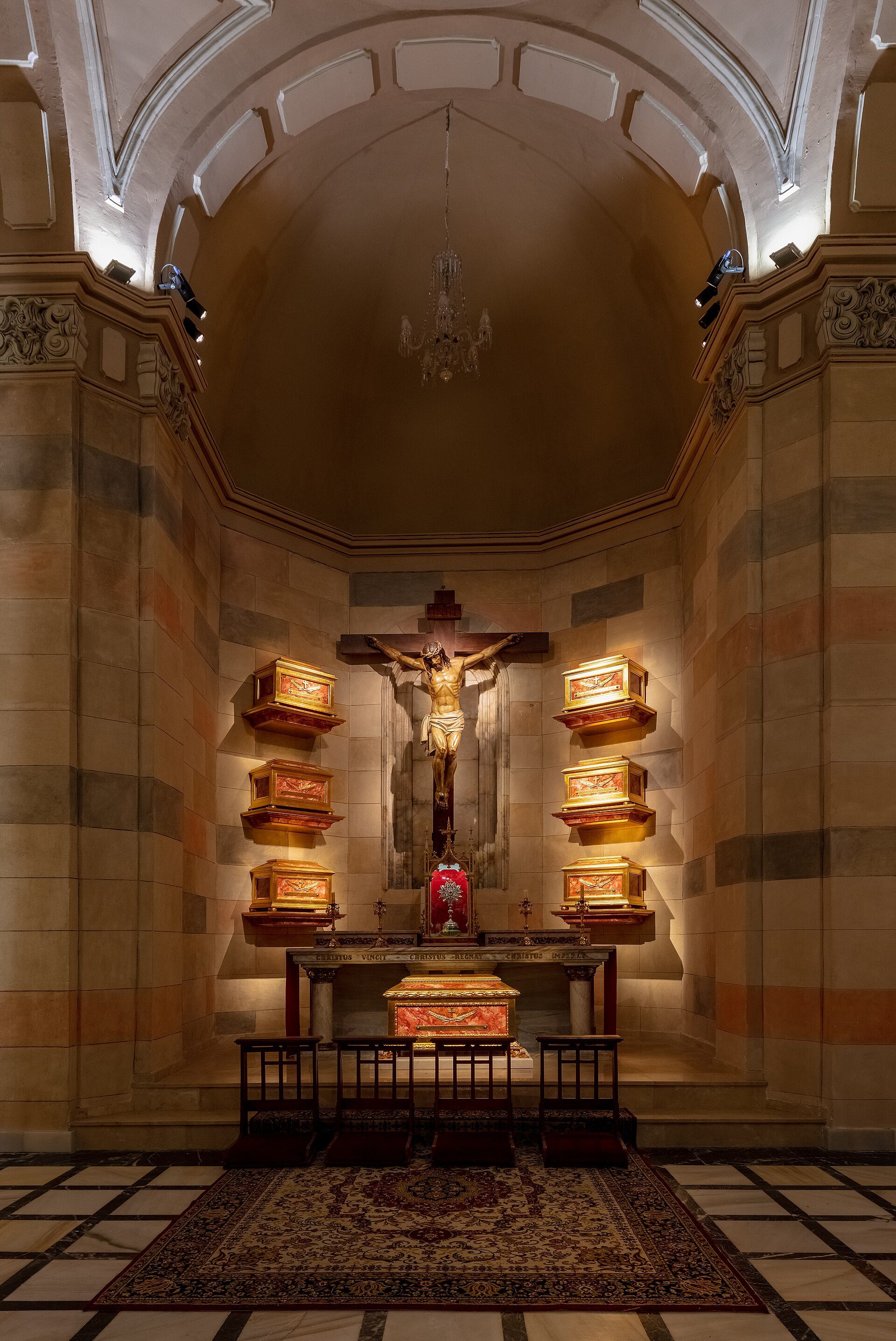 Church of Our Lady of Grace, Cartagena, Spain. The barroque church is located in