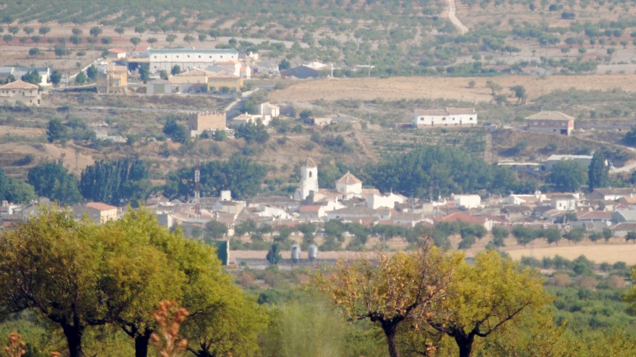 Pueblo de Chirivel Vista desde el Camino del Puerto