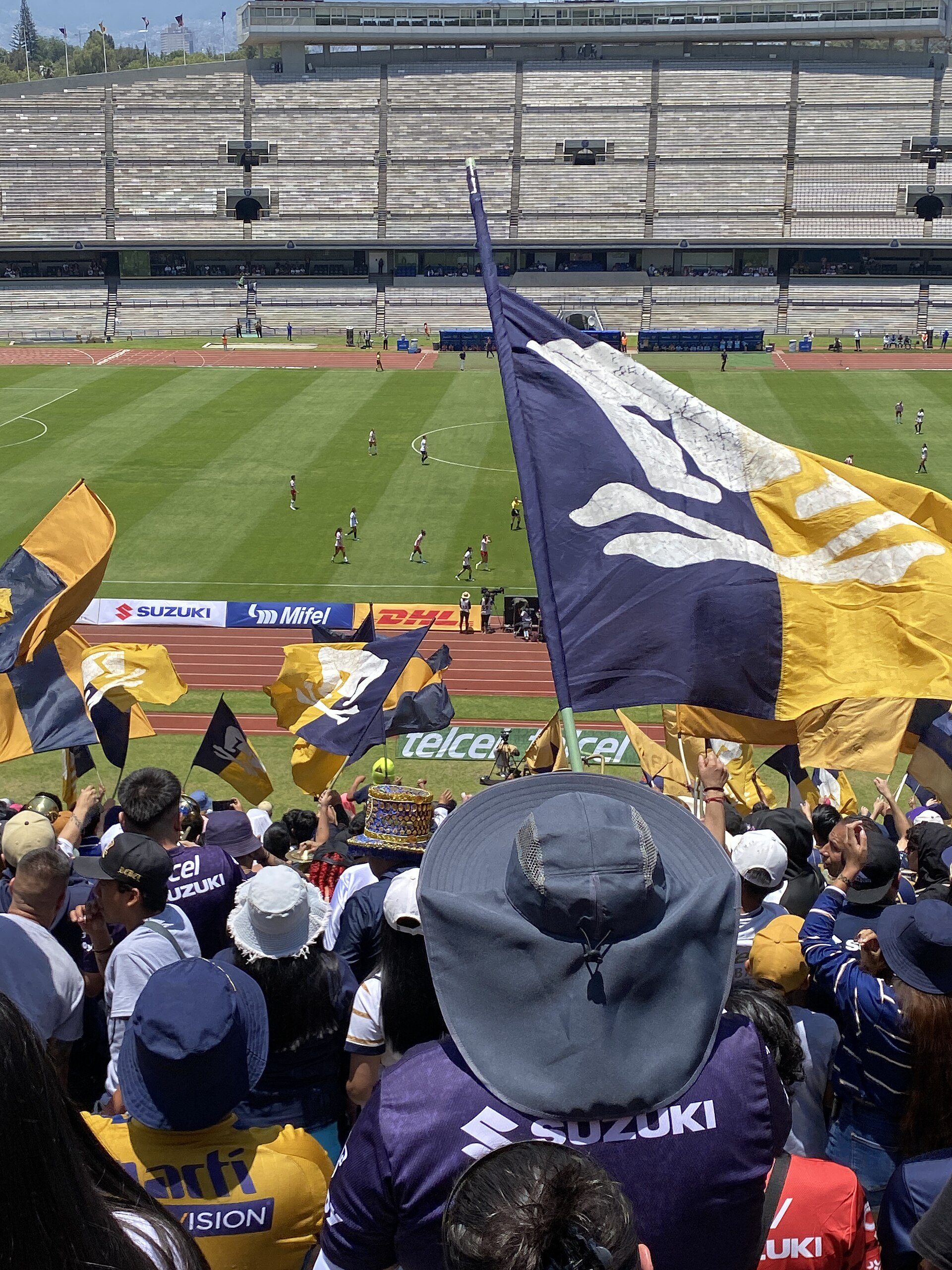 Images from the match between Pumas vs Chivas Femenil, Torneo Clausura 2025, Est