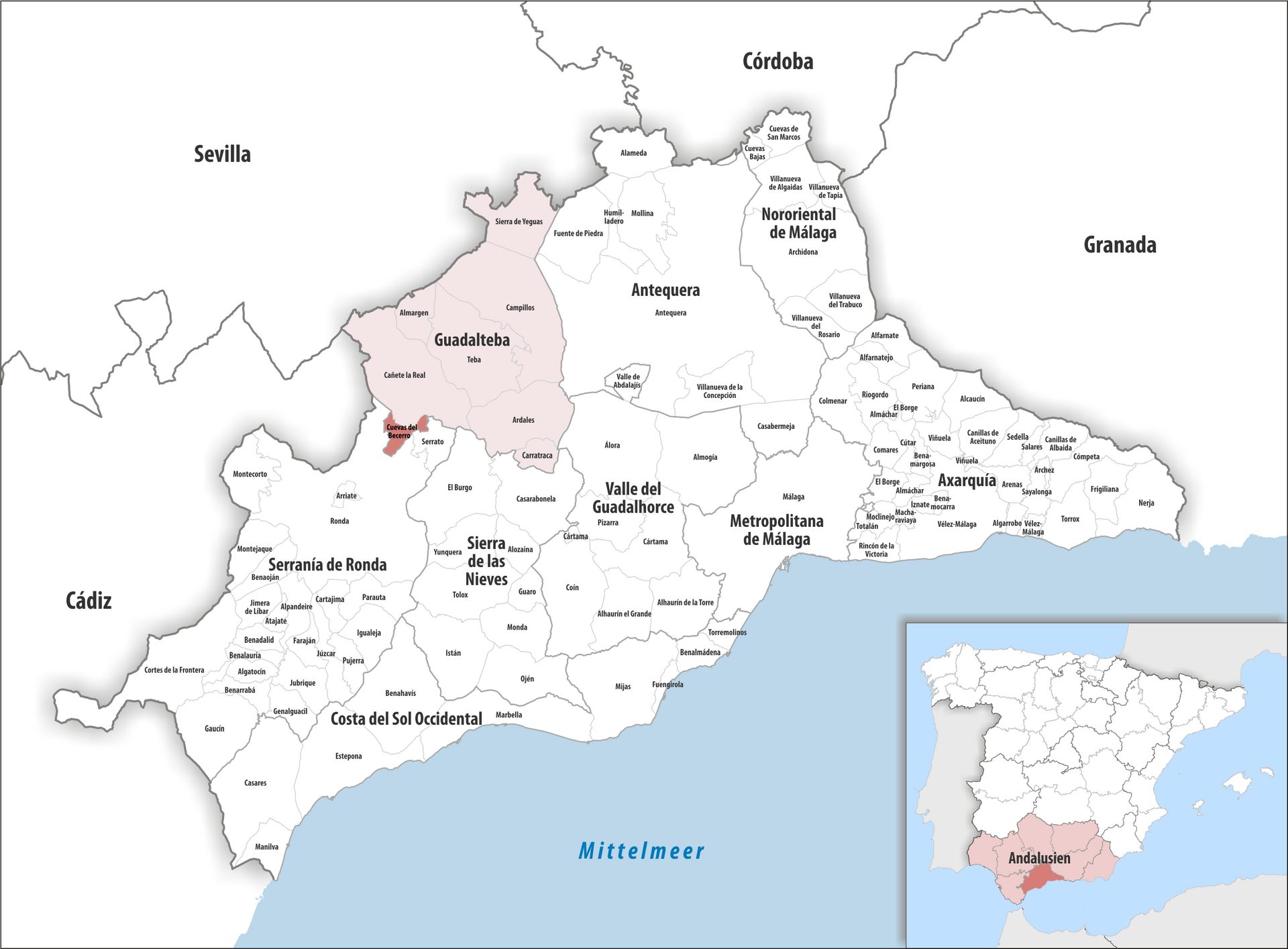 Gemeinde Cuevas del Becerro