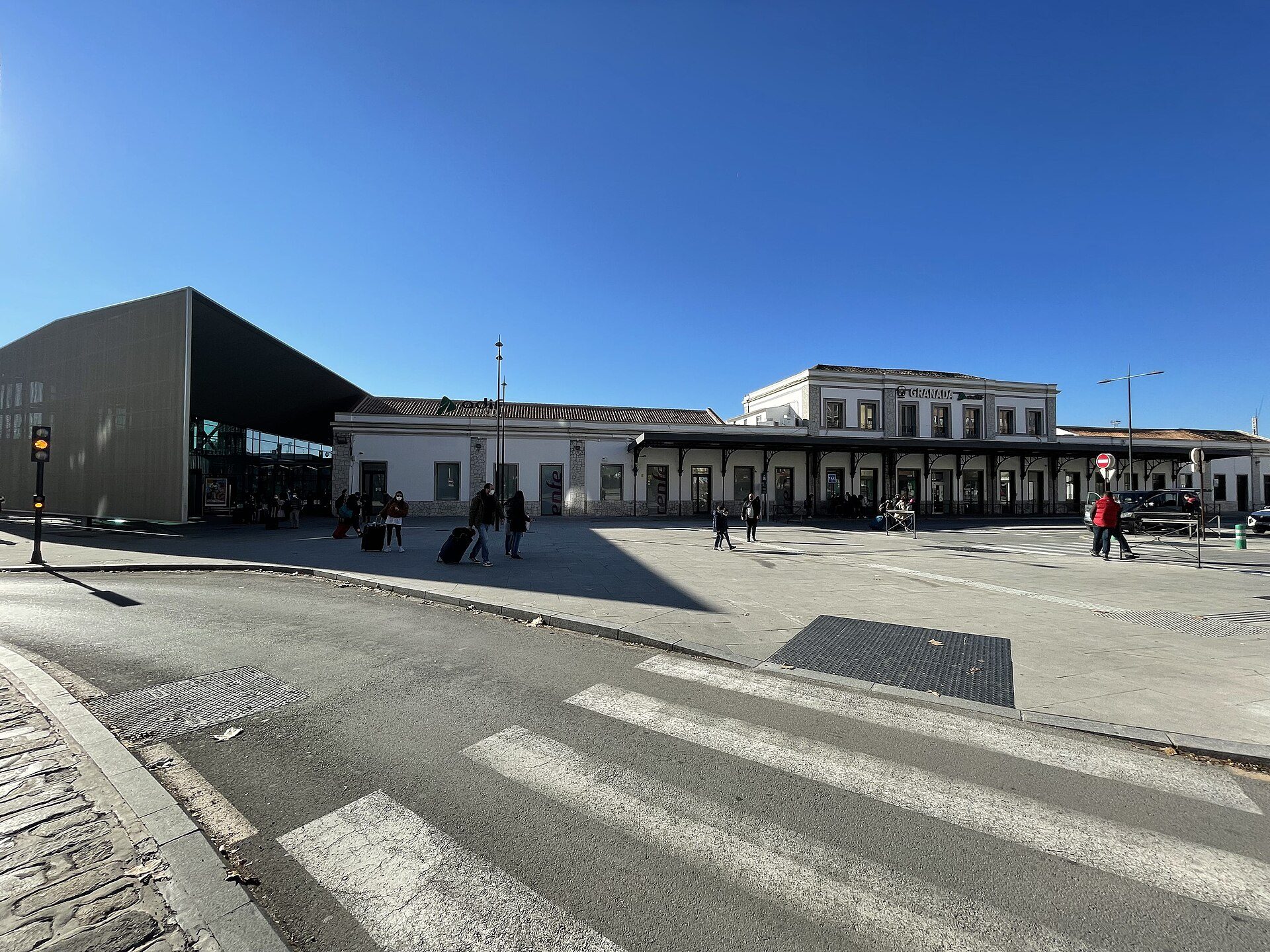 The left one is the current entrance/exit