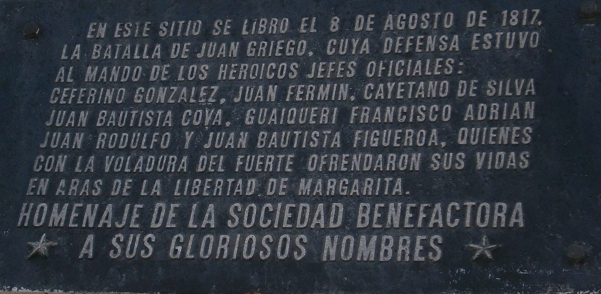 El Fortín de La Galera está ubicado en la ciudad de Juangriego y es también cono