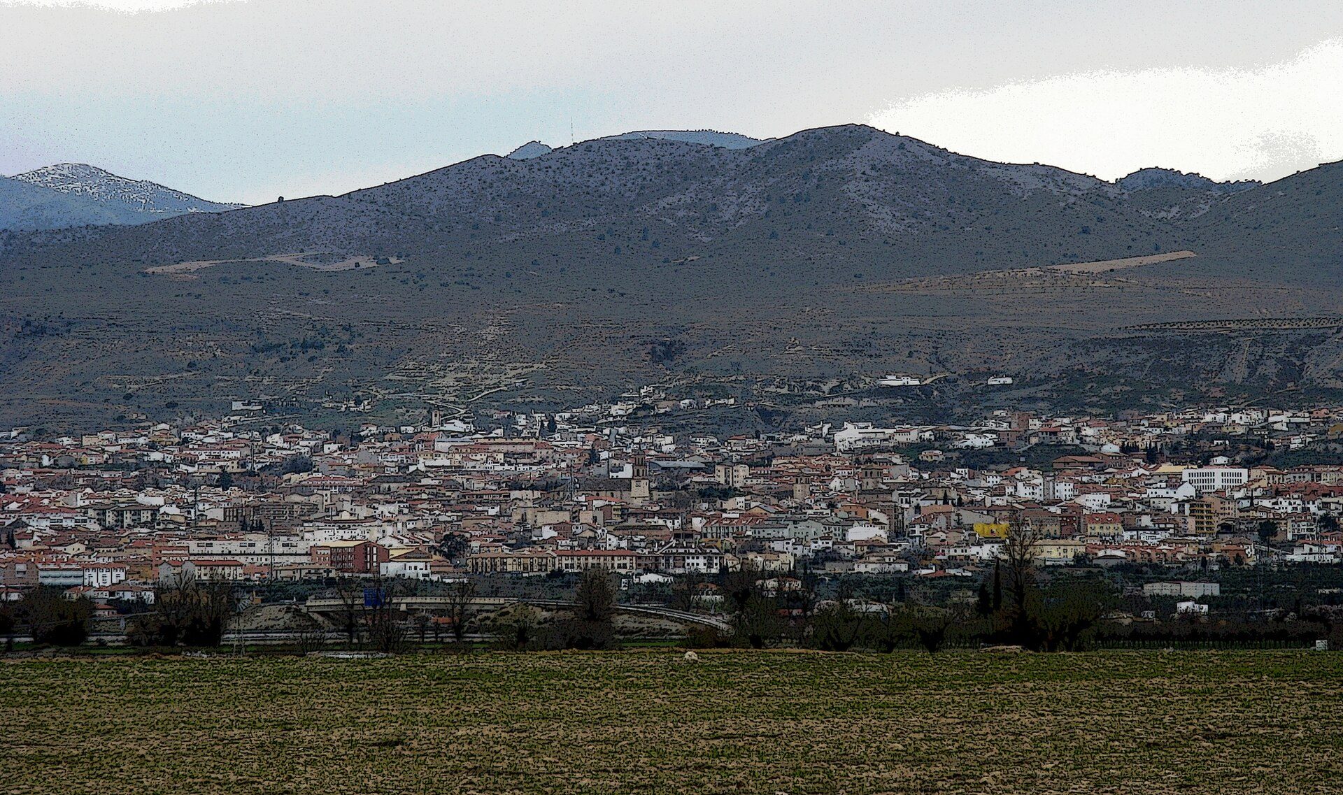 View of Guadix from a Distance