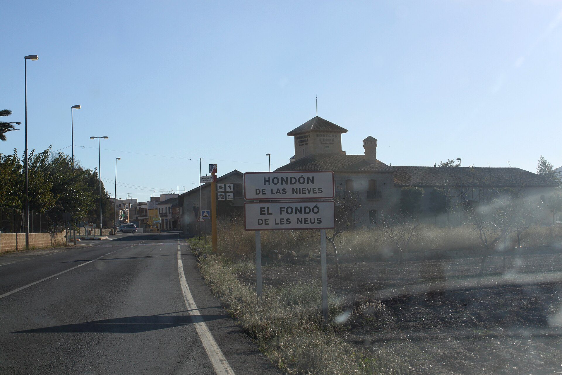 Hondón de las Nieves - Cartel