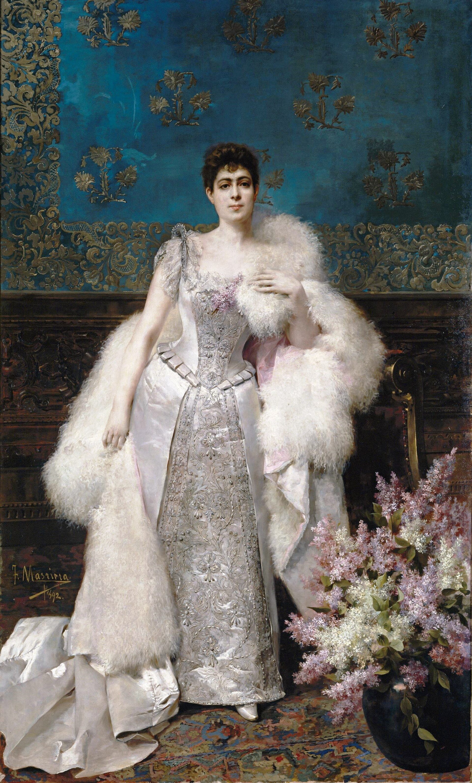 Francisca Aparicio y Mérida, Marquesa consort of Vistabella (1858-1943). She mar