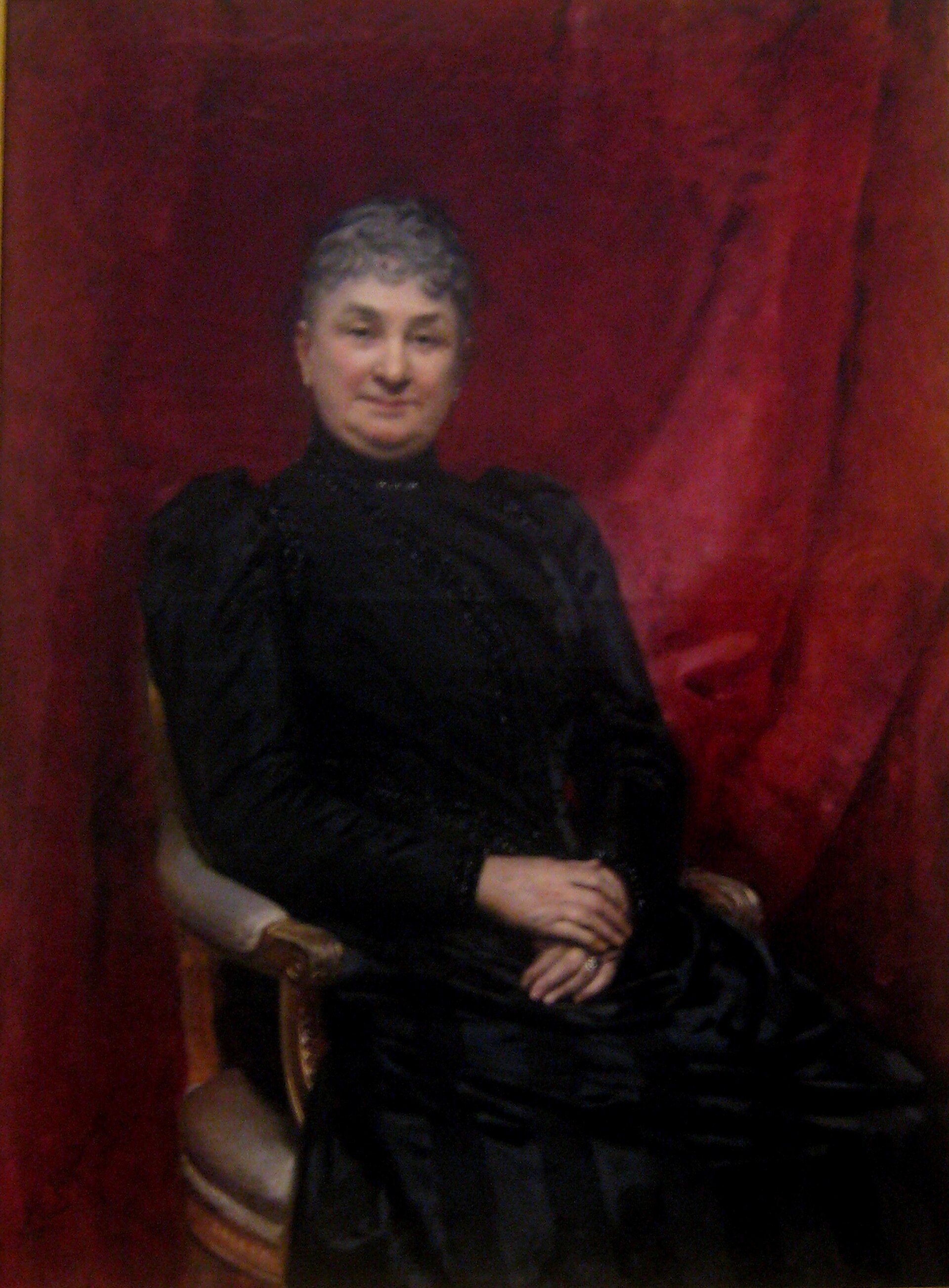 Retrato de María del Carmen Terry y Dorticós († 1926), primera marquesa de Perin