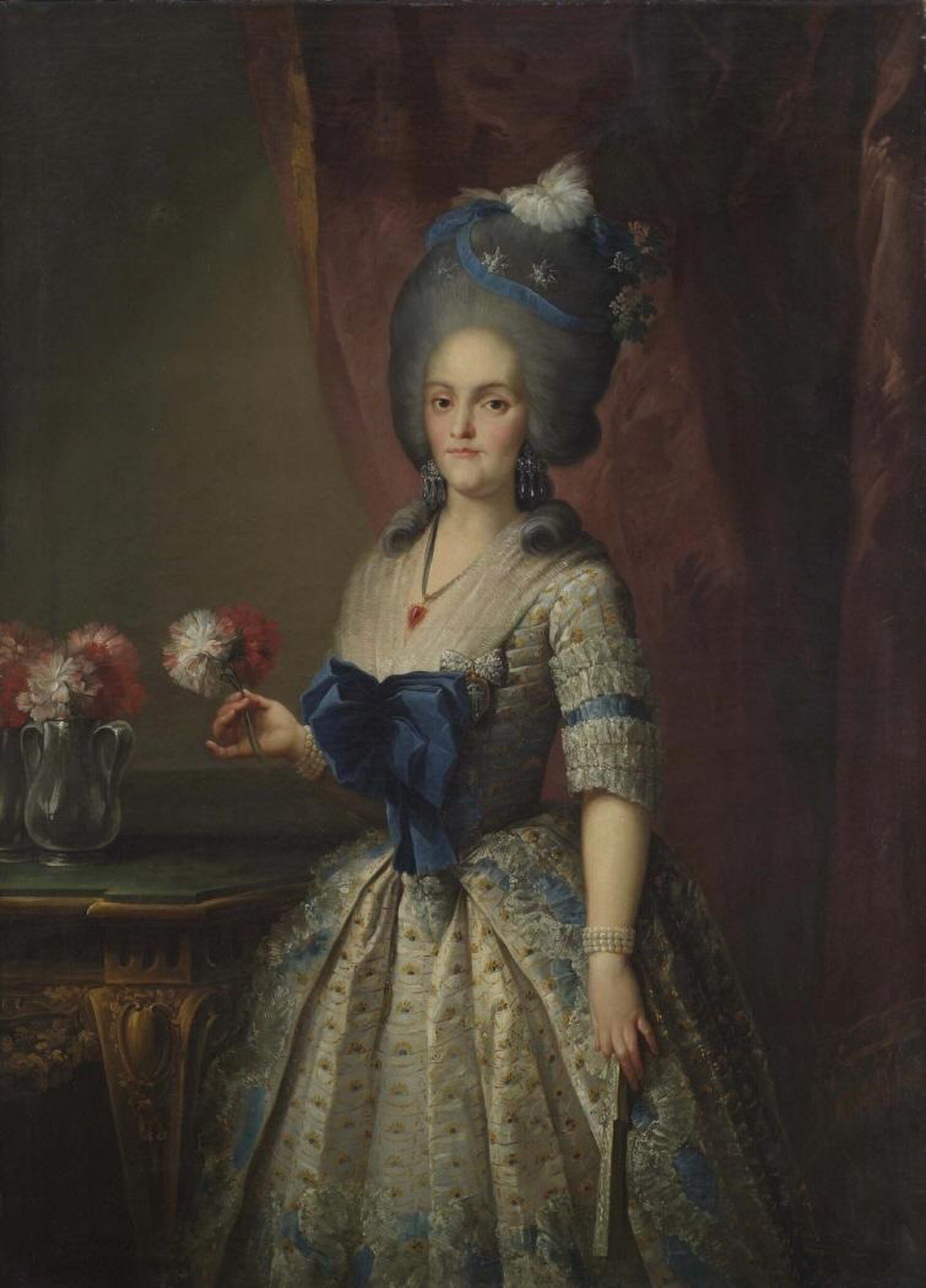 Retrato de la princesa María Luisa de Parma (1751-1819), que llegaría a ser rein