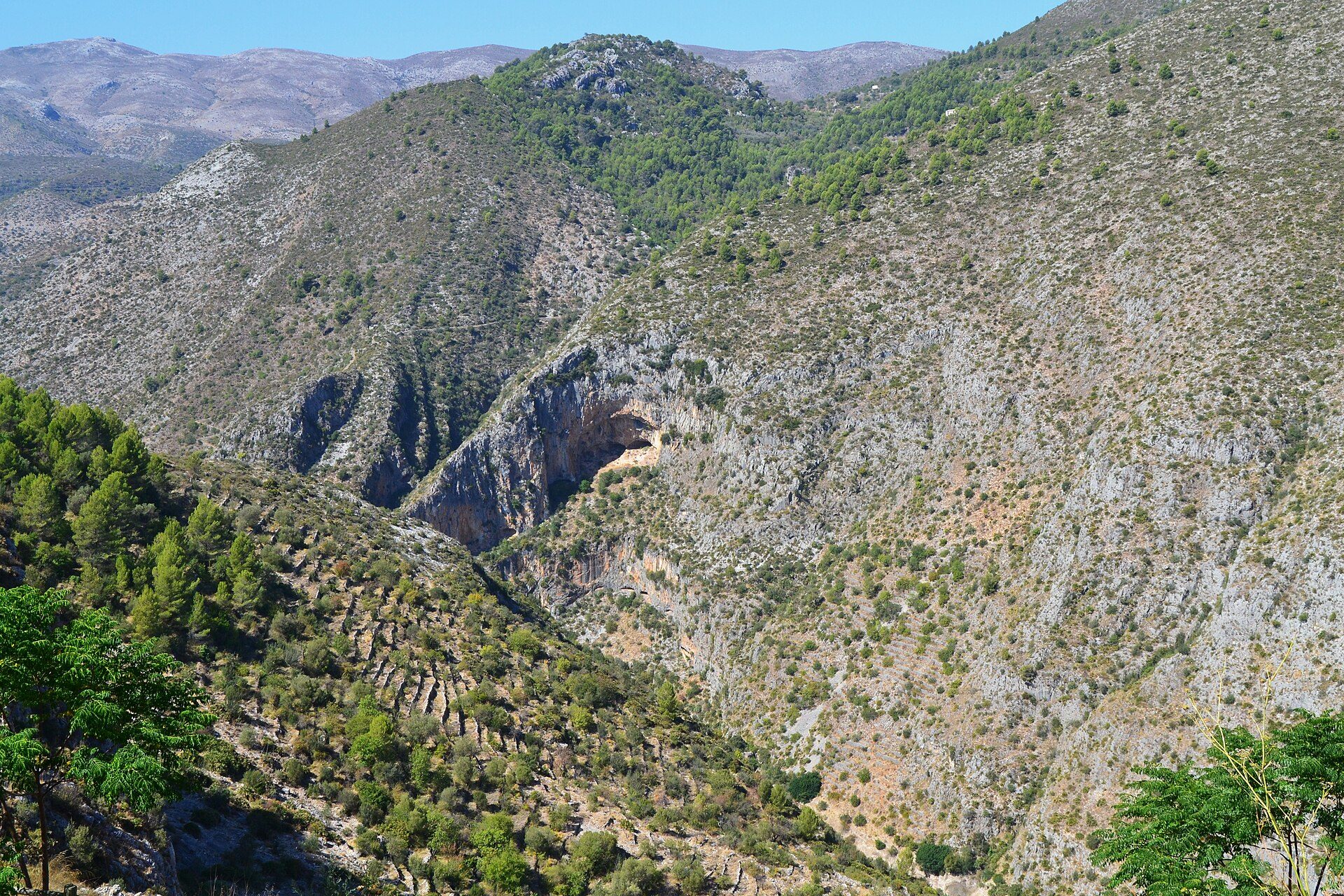 Barranc de l'Infern, la Vall de Laguar.