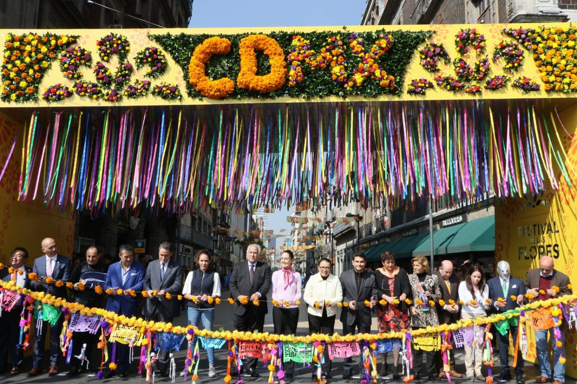 La Jefa de Gobierno, Claudia Sheinbaum Pardo, inauguró el Festival de las Flores
