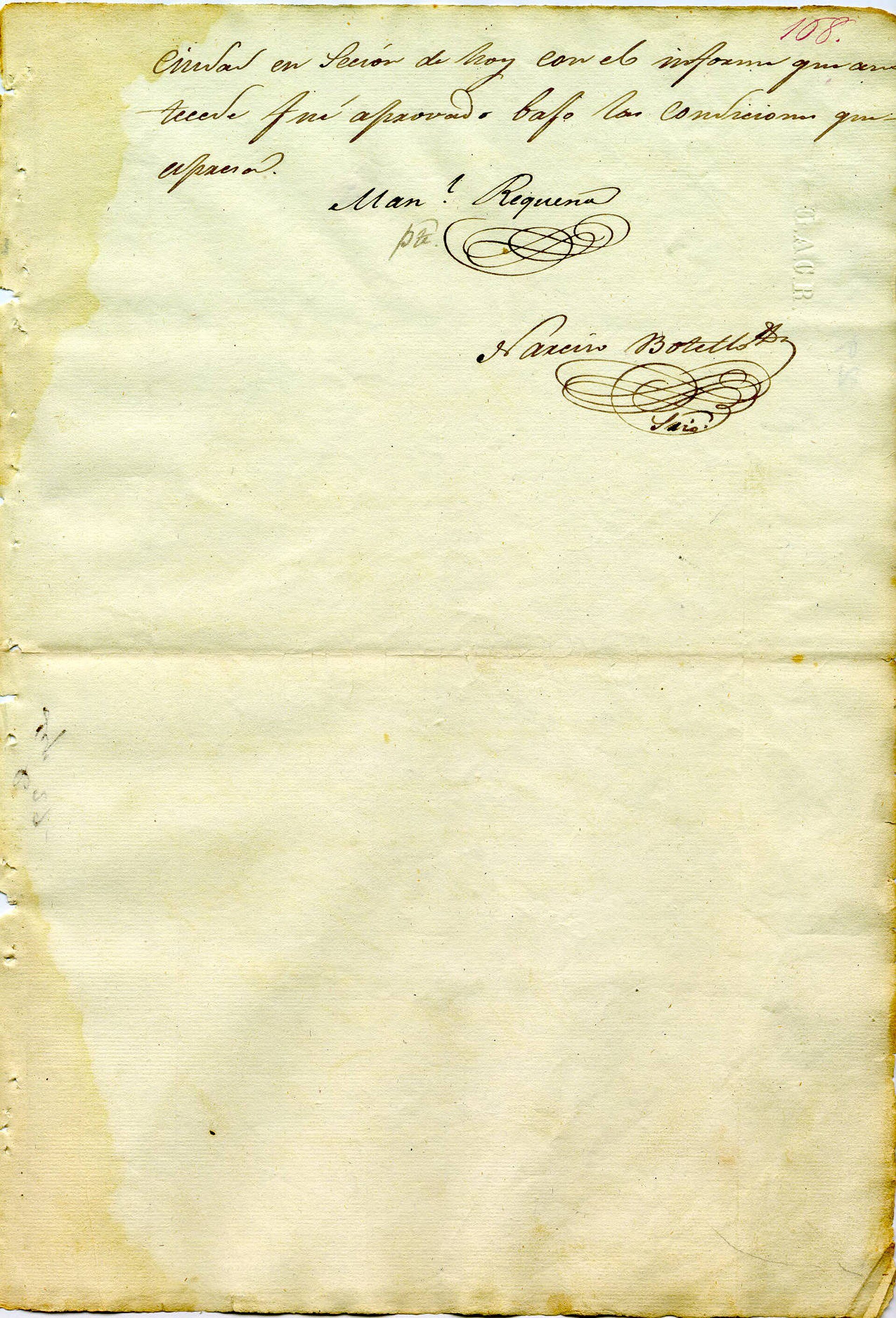 Petition of Rafael Gallardo for grant of agricultural land, 1836
Gallardo reques