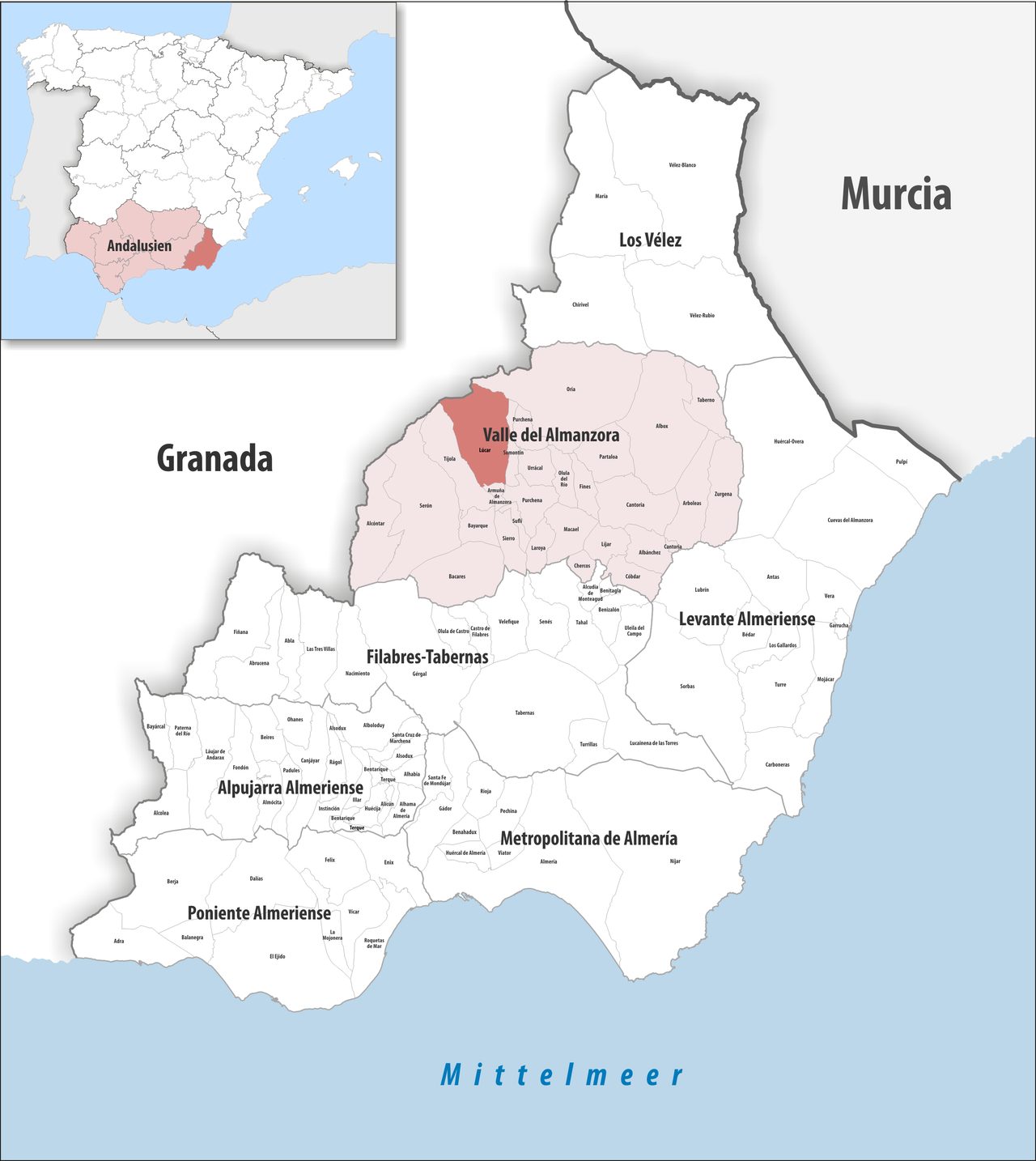 Gemeinde Lúcar | Tschubby | CC BY-SA 3.0