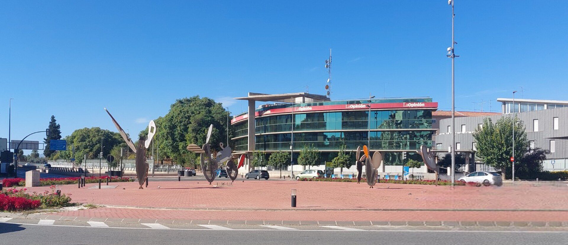 The monumental roundabout "Cactus Forest," also known as "Cactus Garden," is the