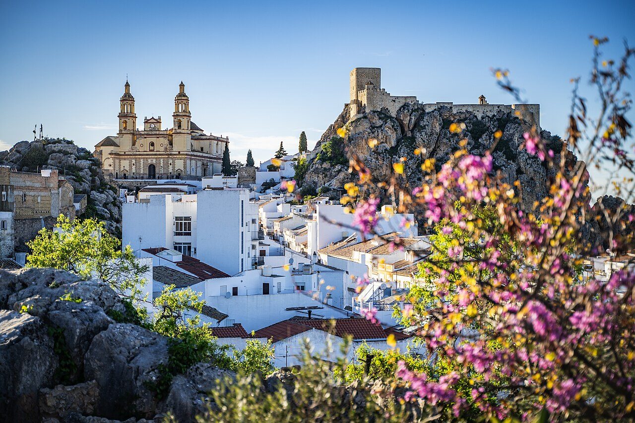 The city of Olvera is located on the eastern edge of Cadiz province in Andalusia