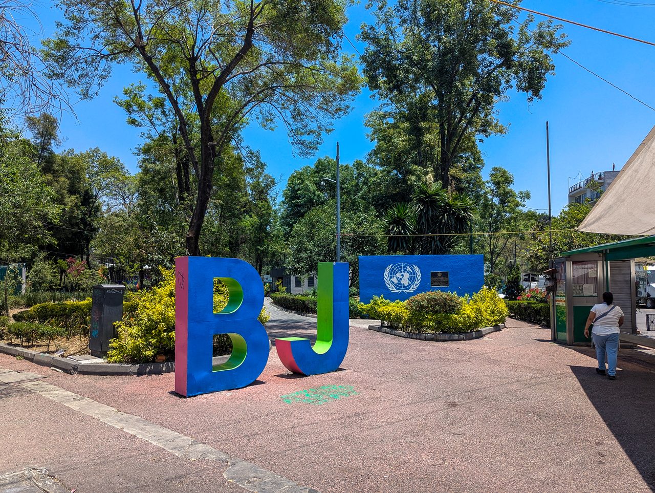 United Nations Square in Las Américas Park, Narvarte neighborhood, Benito Juárez