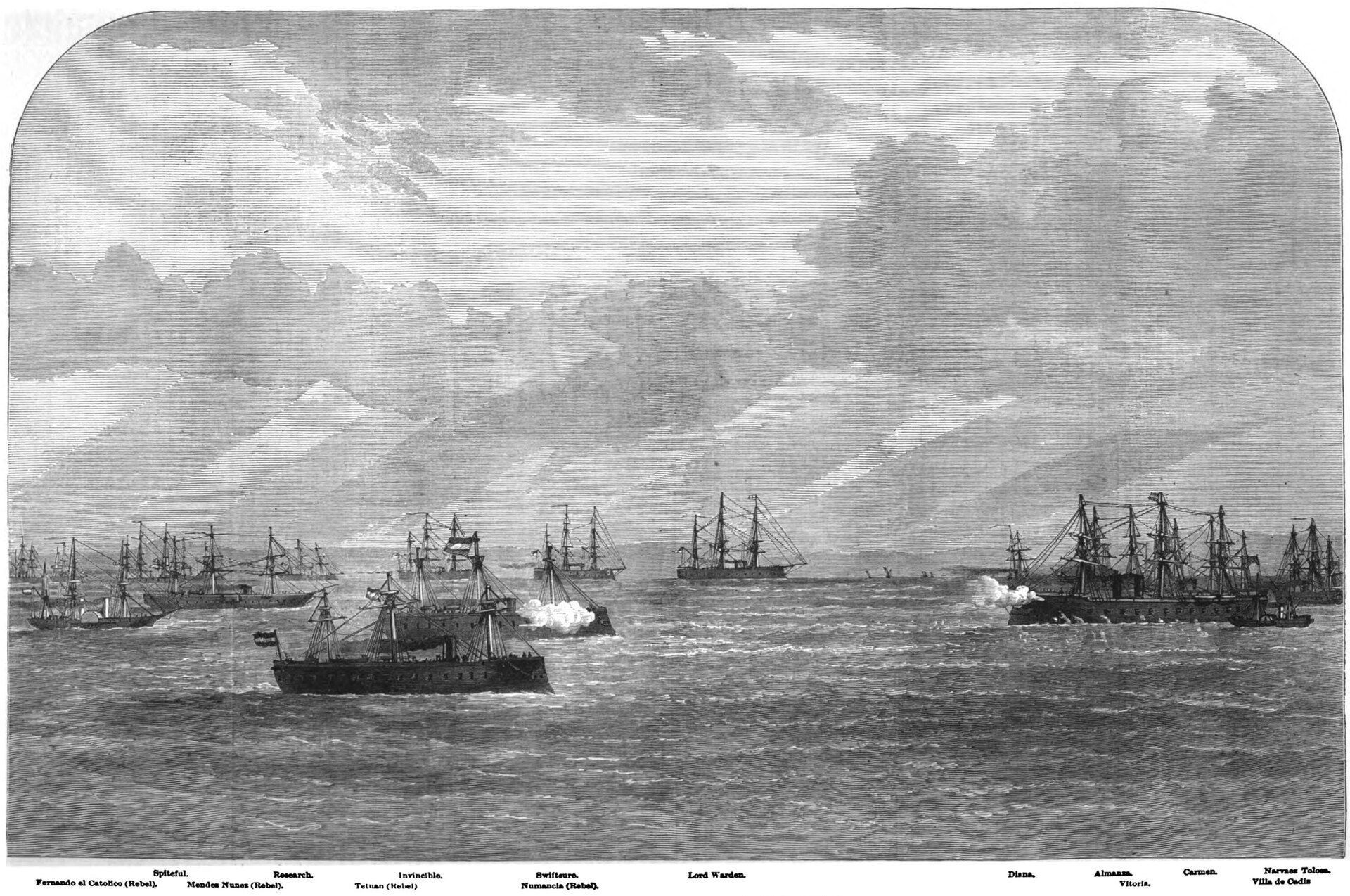 The civil war in Spain: the Battle of Escombrera.
The Civil War in Spain, the Ba