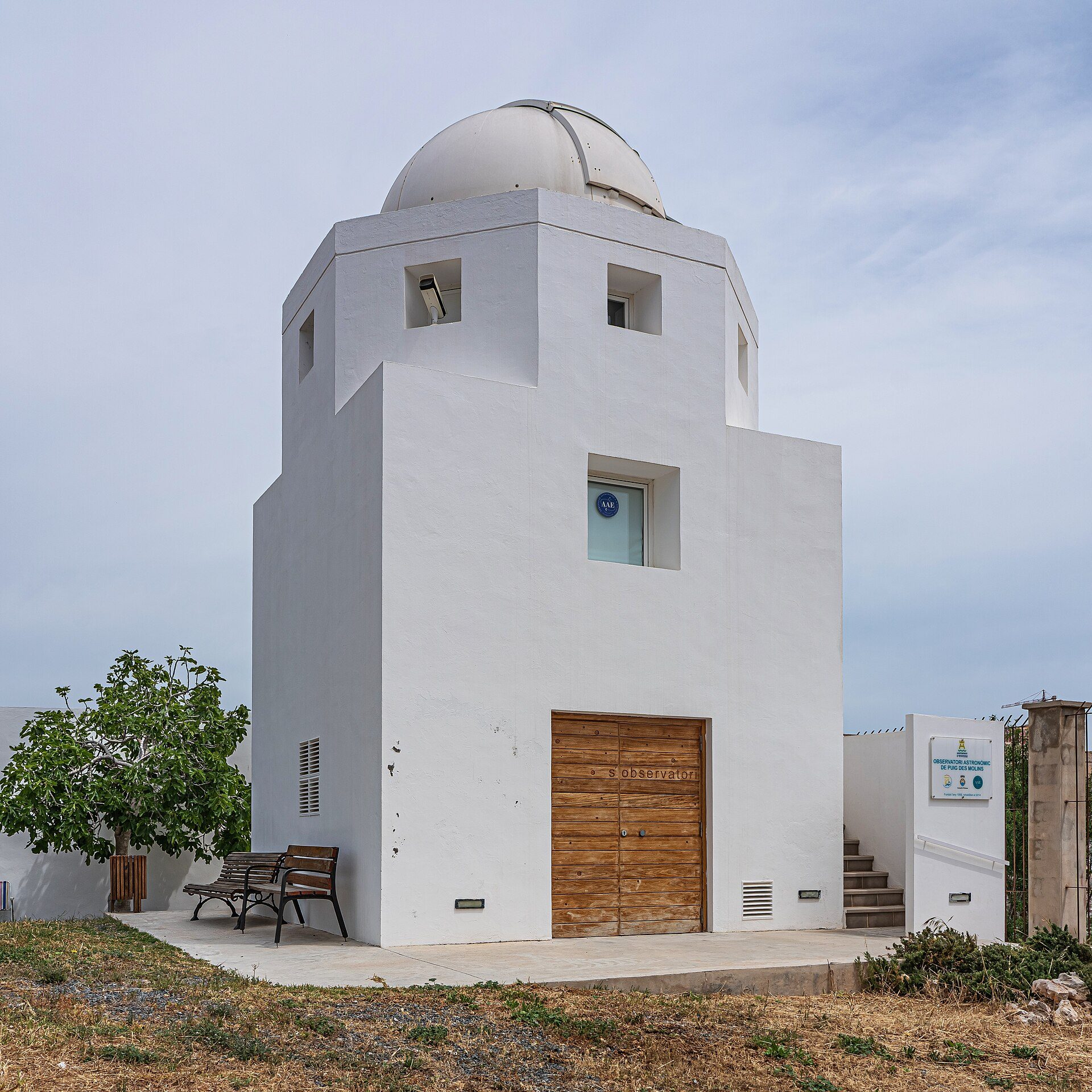 Observatory building on Puig des Molins at Ibiza City, Ibiza, Spain