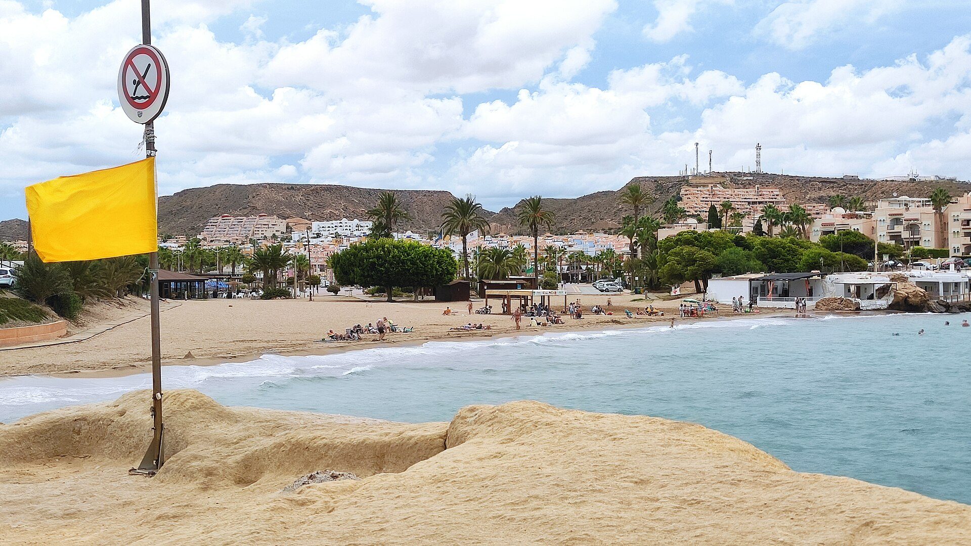 La playa de la Mar Rabiosa desde el Pichirichi