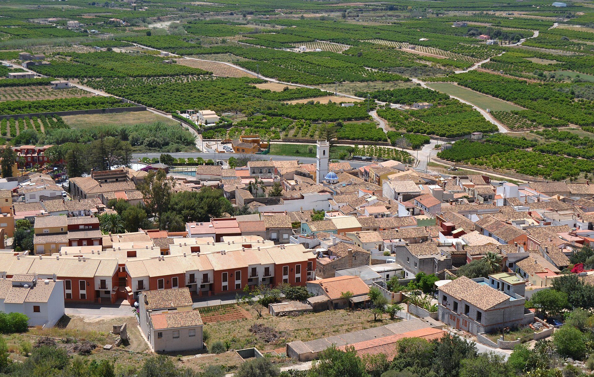 Vista de Sanet i els Negrals, Marina Alta.