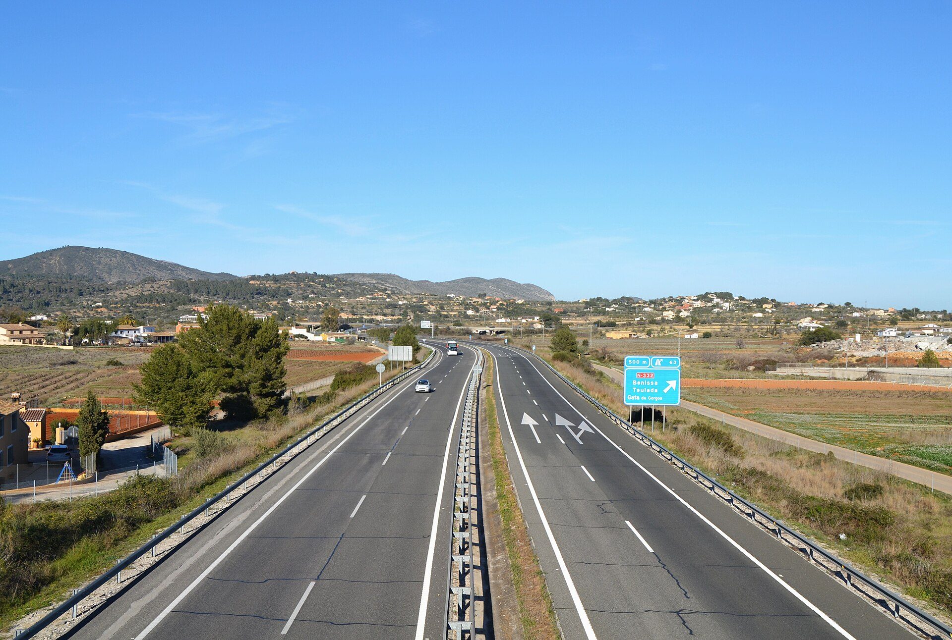Autopista AP-7 a Senija. | Joanbanjo | CC BY-SA 4.0