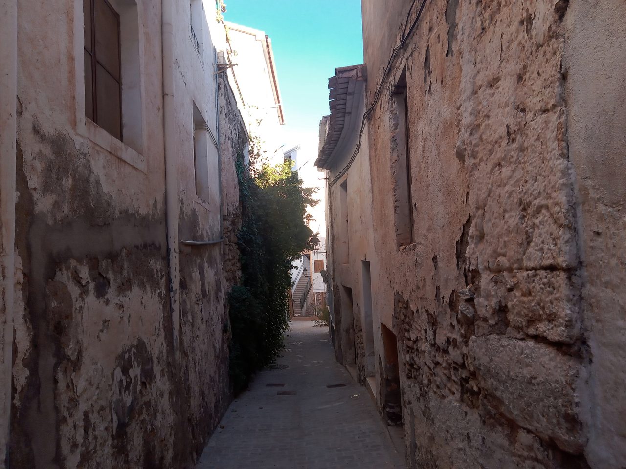 Calles de Serón, caracterizadas por estar en pendiente y ser estrechas