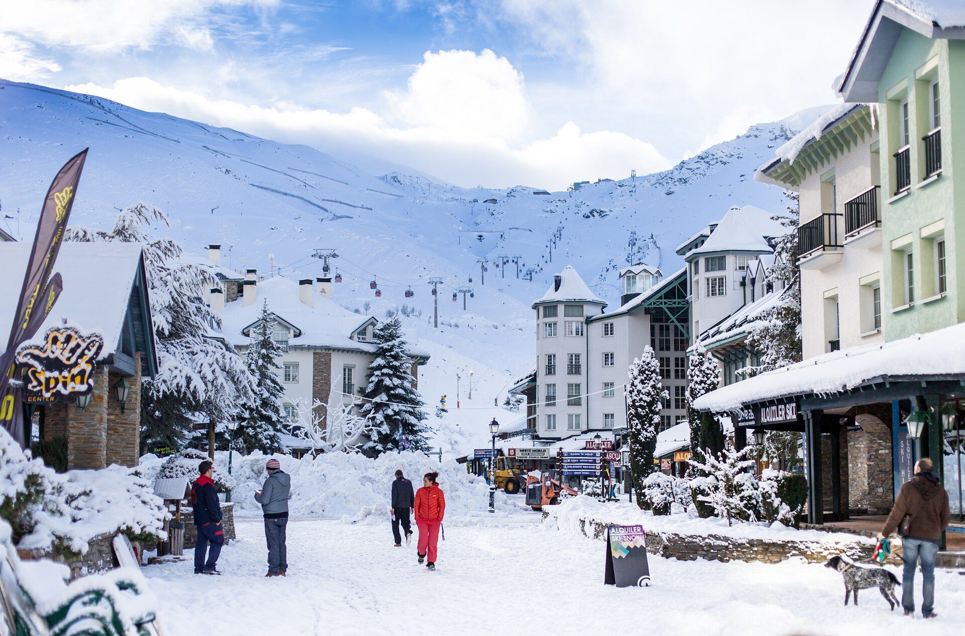 500px provided description: Sierra Nevada Spain [#landscape ,#frozen ,#city ,#wi