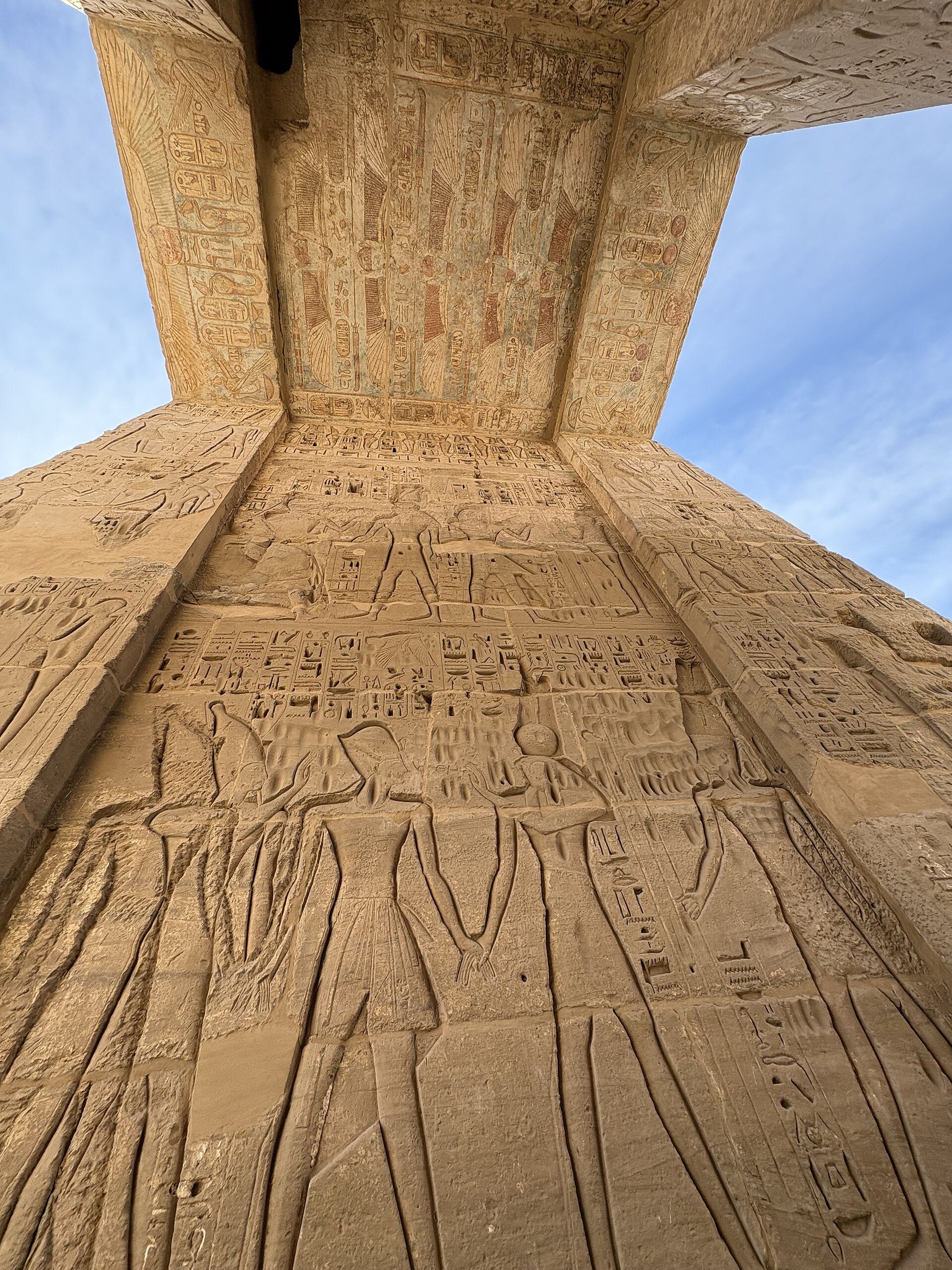 Medinet Habu is an archaeological locality situated near the foot of the Theban 