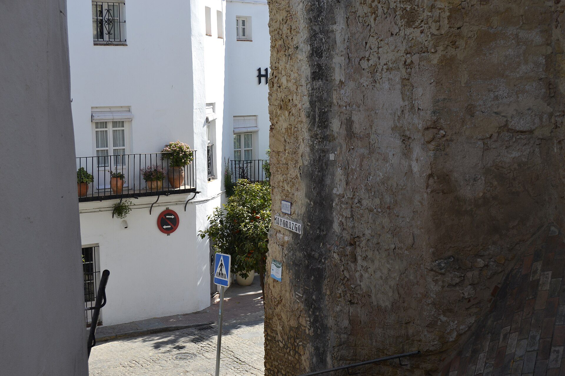 Walls and Gates of Vejer de la Frontera, Andalusia, Spain