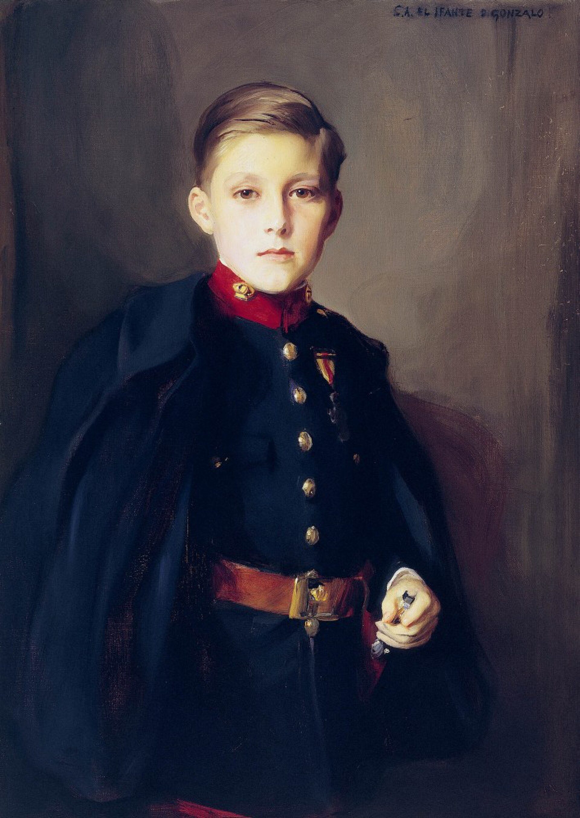 Portrait of Infante Gonzalo of Spain, son of Alfonso XIII, by Philip de Laszlo.