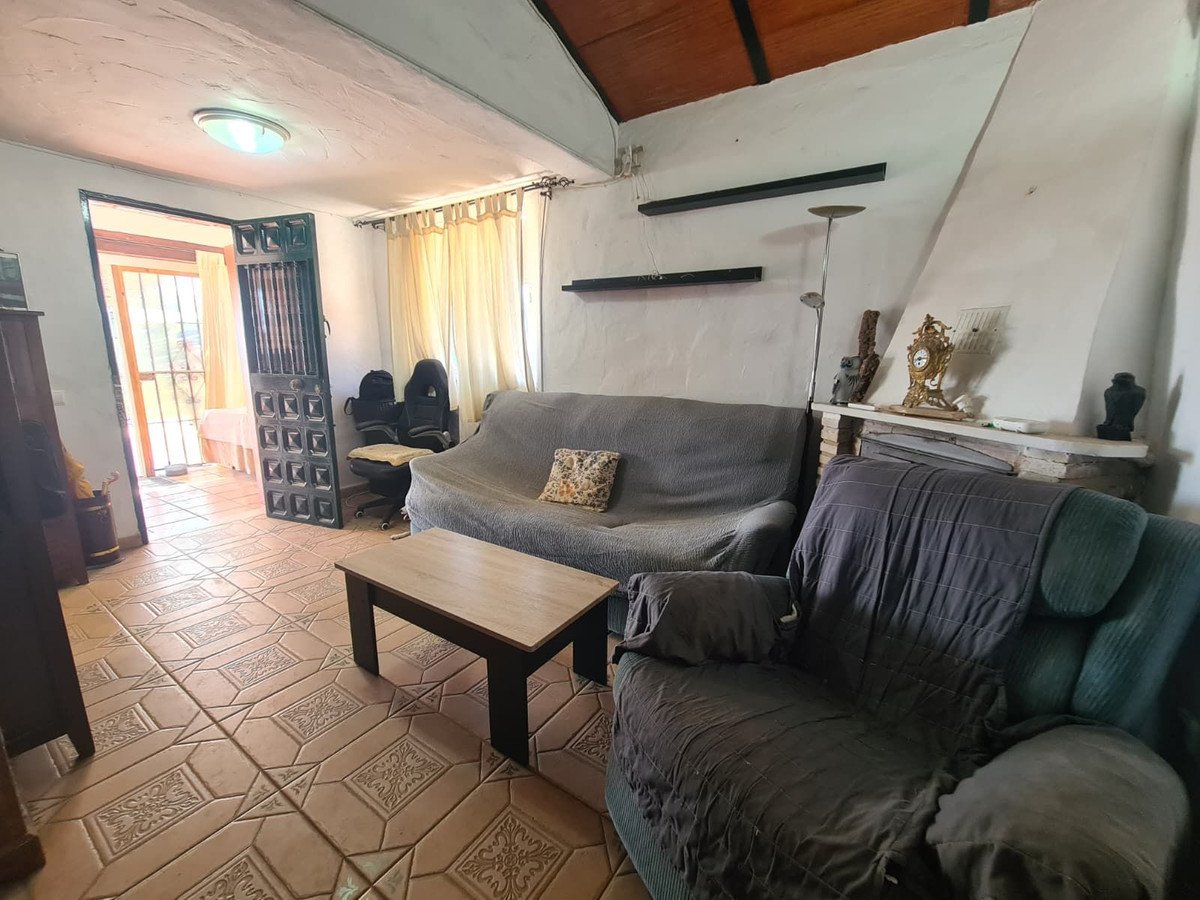 Living room with sofa, armchair, coffee table, and decorative items
