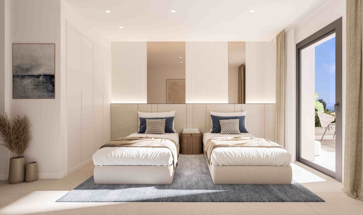 Birdie Hills appartementencomplex met golfkar op de voorgrond