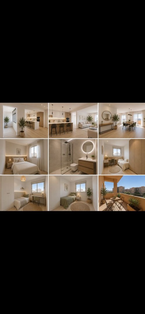 3 Bed Middle Floor Apartment in Málaga in Málaga, Apartment