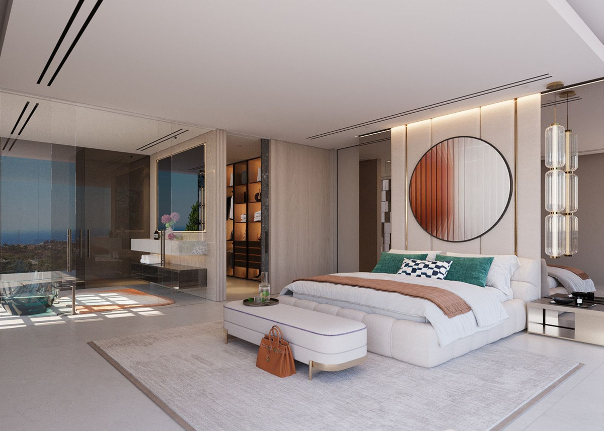 Luxe slaapkamer suite met badkamer en inloopkast in Terra Nova.