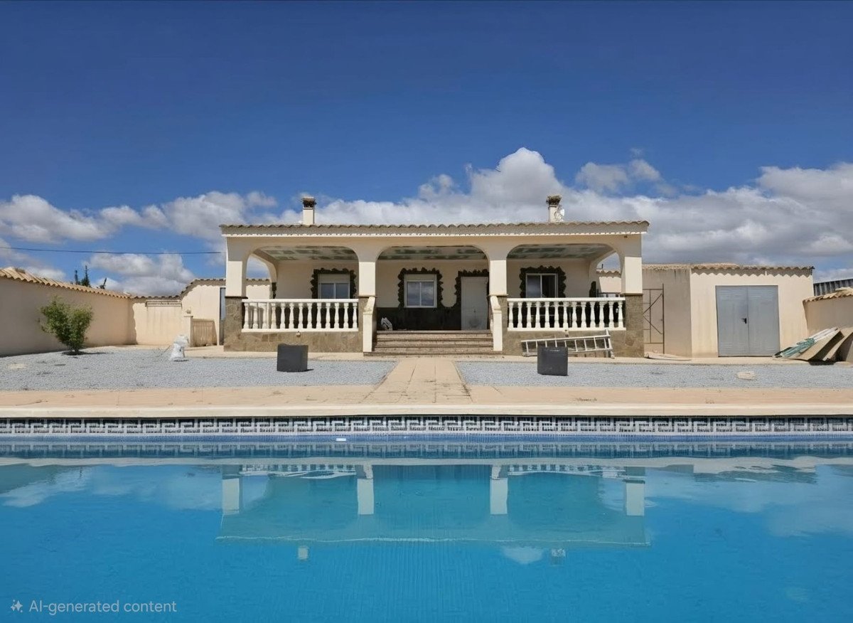 3 Bed Detached Villa in Monóvar in Monóvar, Detached Villa