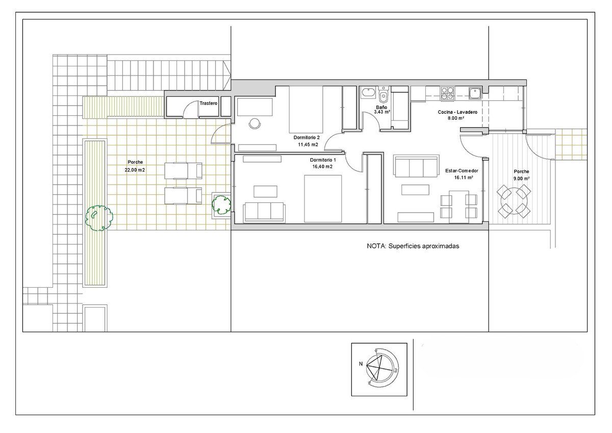 2 Bed Bungalow in Villamartin في Villamartin, 