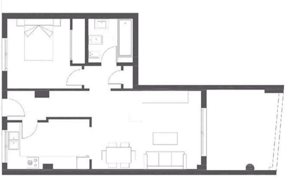 1 Bed Ground Floor Apartment in Riviera del Sol - Riviera del Sol — Korter