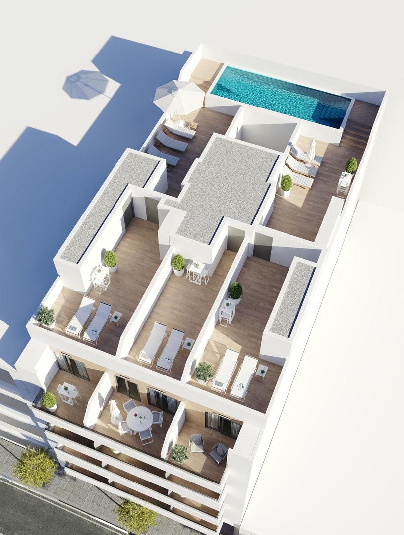1 Bed New Development in Torrevieja -ben Torrevieja, New Development