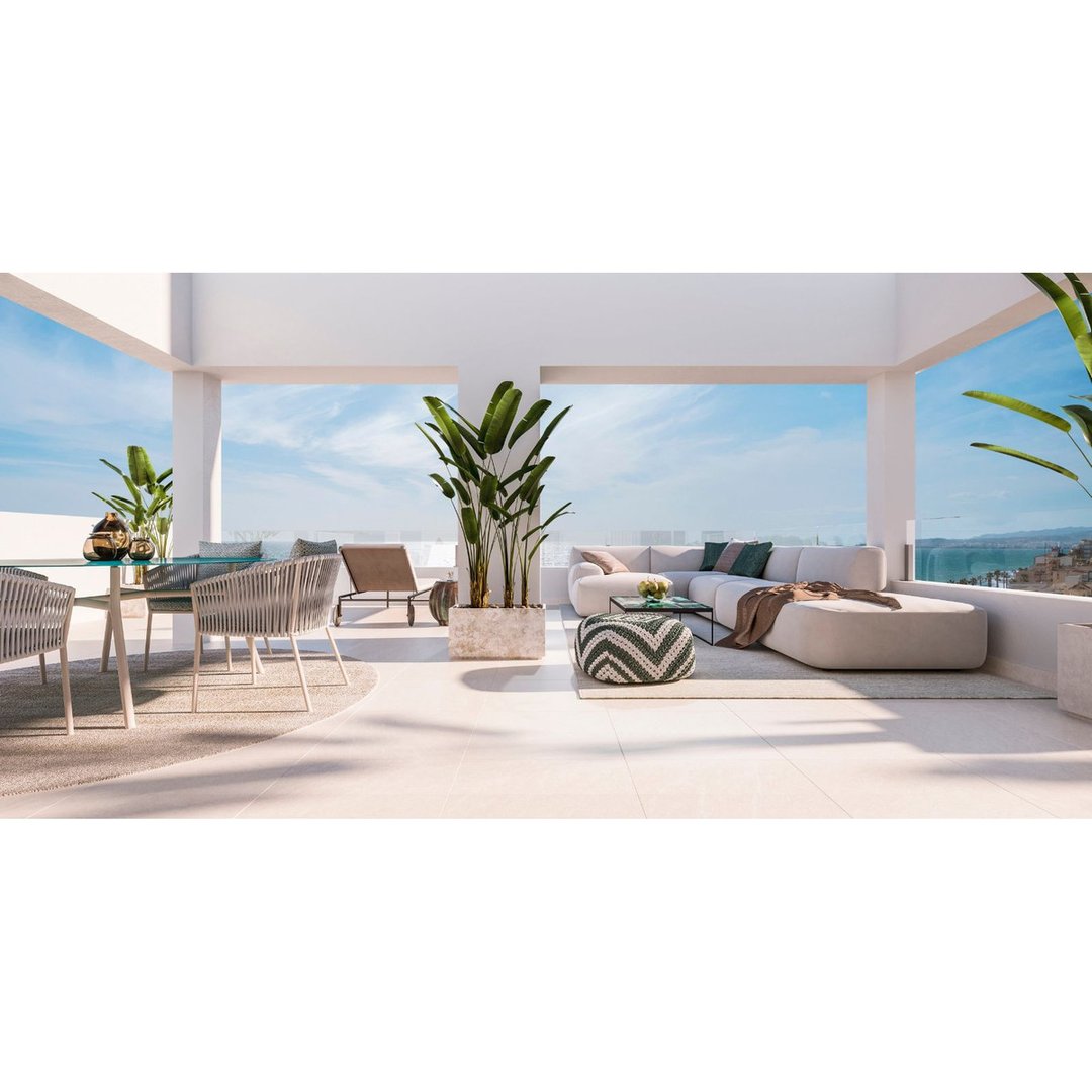 2 Bed شقة في الطابق الأوسط in Algarrobo Costa في Algarrobo Costa, شقة